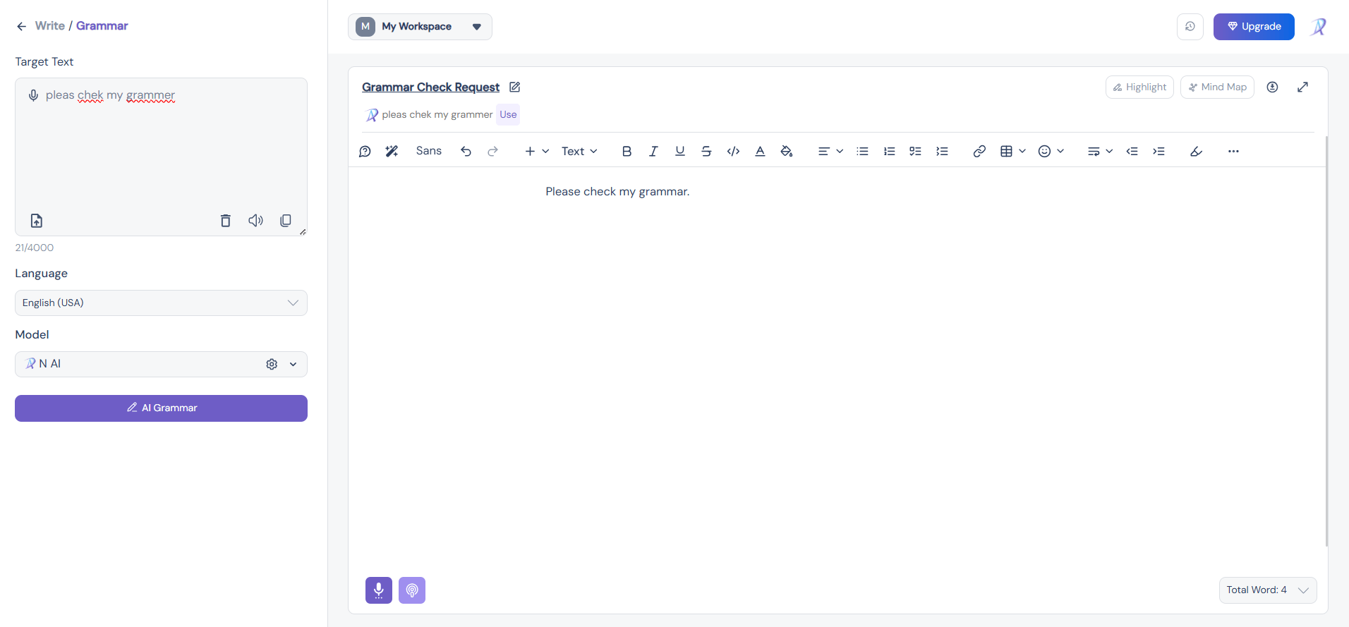 landing page