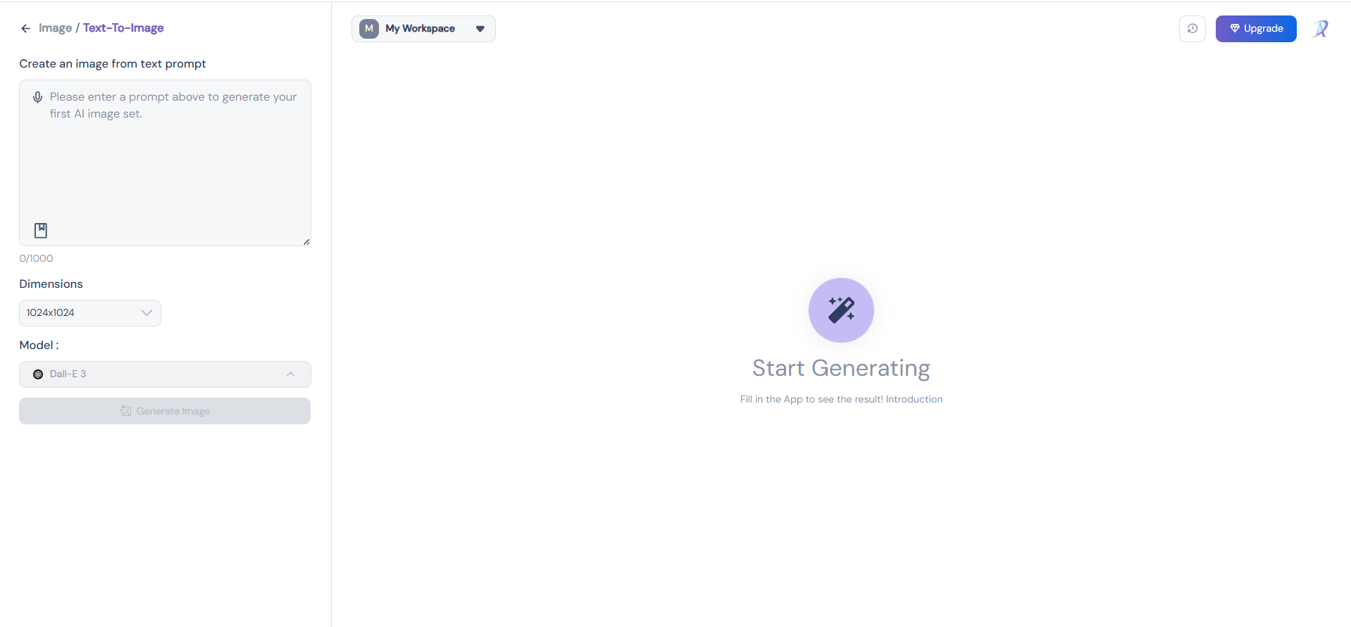 landing page