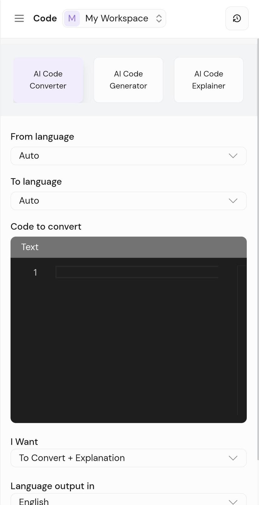 landing page