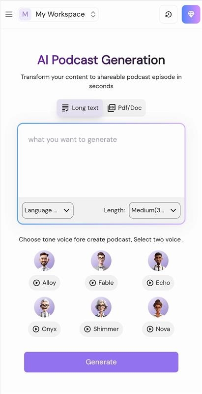 landing page