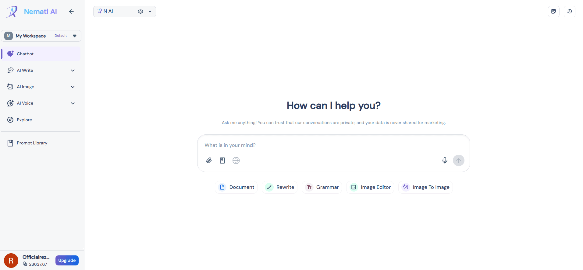 chat feature preview