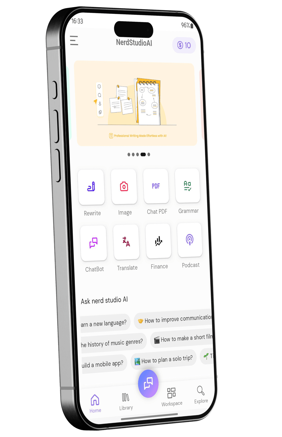 Nemati AI mobile app