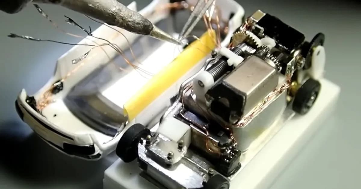 Building a 1:150 scale Toyota ProBox Micro Remote Control Car