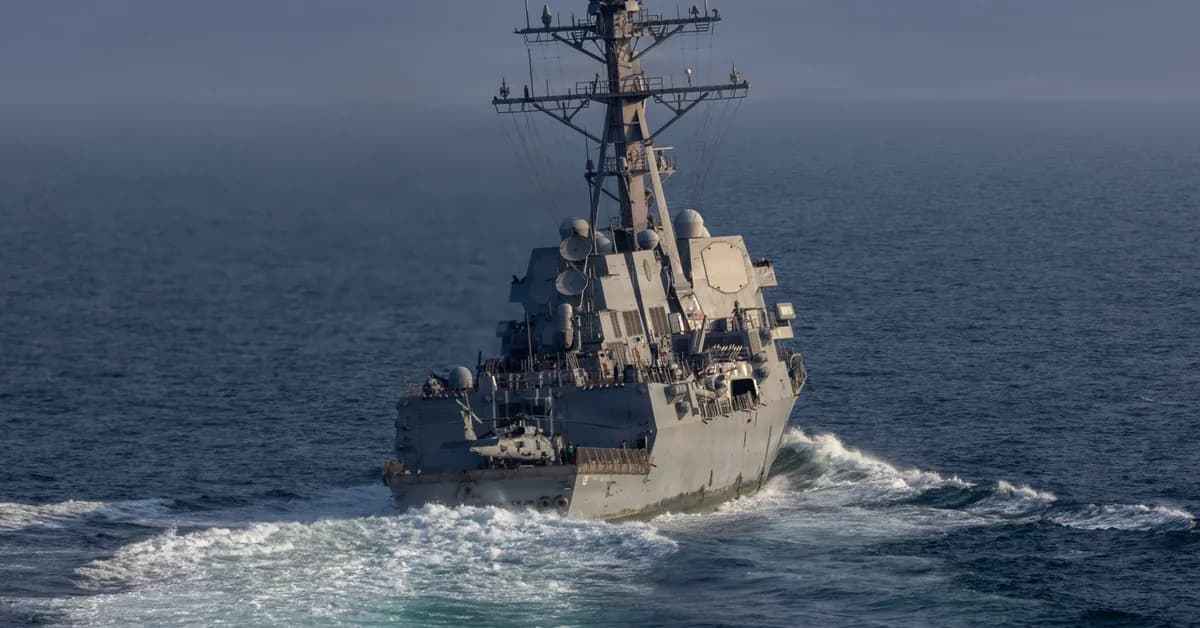 US Navy destroyers that weren't built to hunt and clear mines are leading a risky mission in the Strait of Hormuz