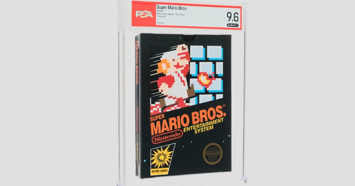 Super Mario Bros. Copy Sells for Record-Breaking $3 Million at Auction