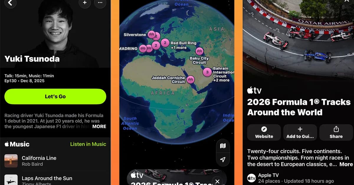 Apple Is Quietly Making Its Whole Ecosystem Perfect for F1 Fans