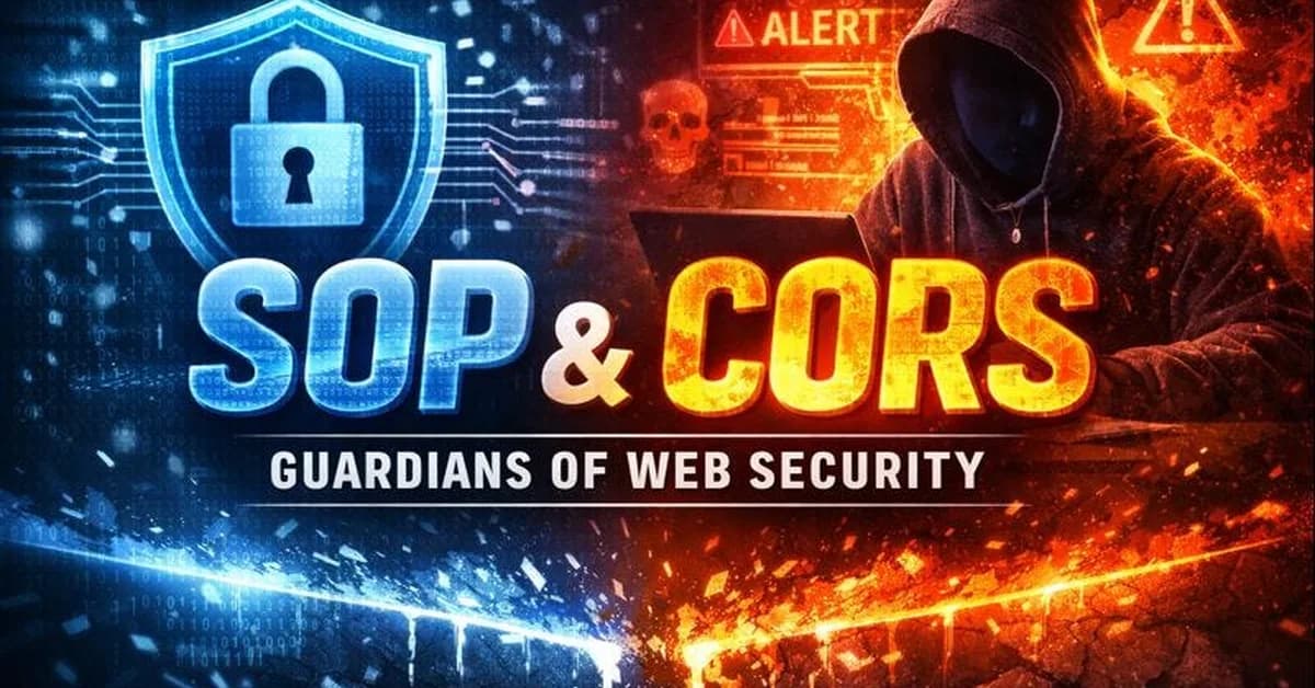 CORS vs SOP: Why Your Browser Blocks Cross-Origin Requests (And When It Doesn't)