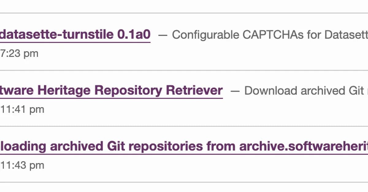 Adding TILs, releases, museums, tools and research to my blog