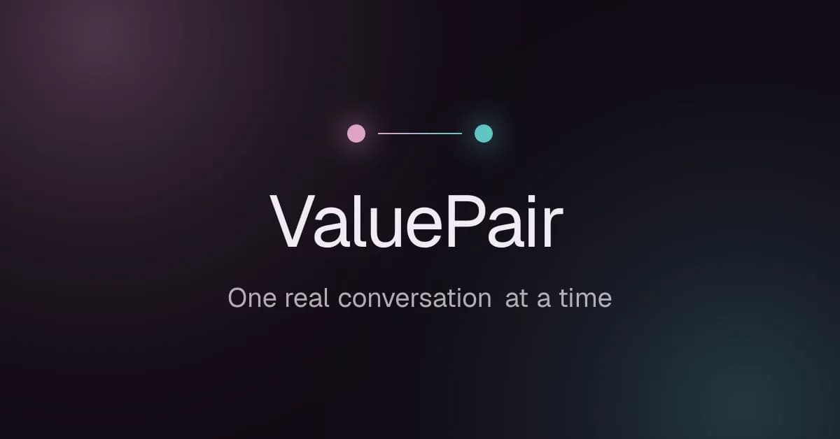 Show HN: ValuePair - a friendship app that cares about values first