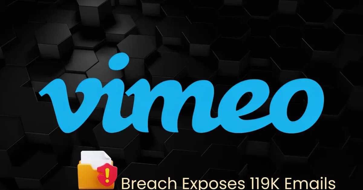 Vimeo Data Breach Exposes 119,000 Users Unique Email Addresses
