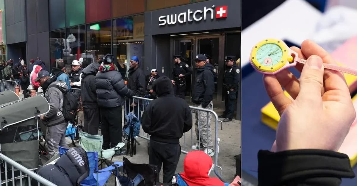 Scuffles from Europe to NYC as Swatch sale descends into chaos