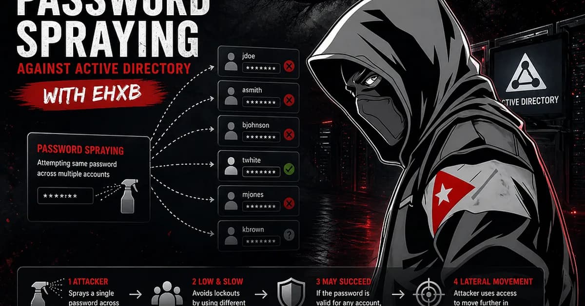 Ehxb | Password Spraying Attacks on AD