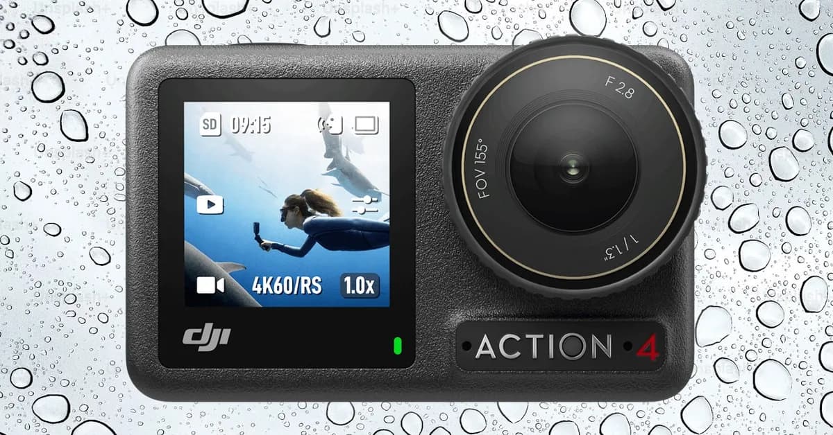 The Rugged, Waterproof JI Osmo Action 4 Action Camera Can Record at 4K and 120fps for Just $199