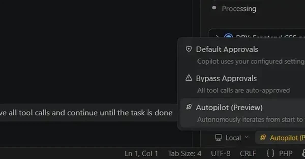 Hands-On with GitHub Copilot's New 'Autopilot' Mode in VS Code