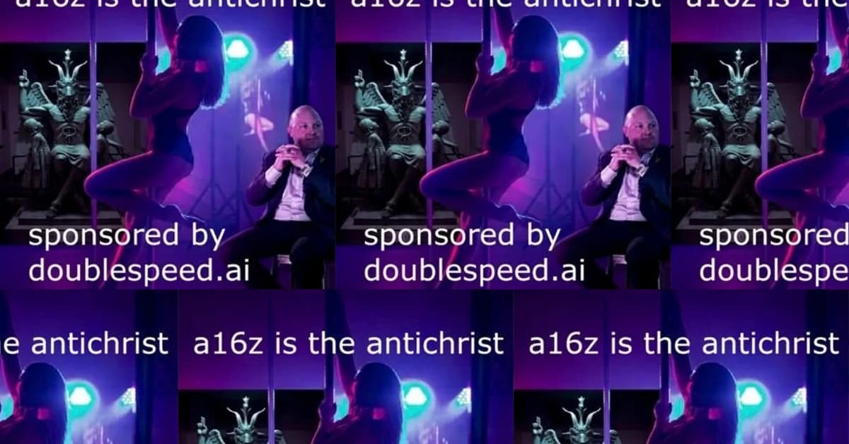 Hacker Compromises a16z-Backed Phone Farm, Tries to Post Memes Calling a16z the 'Antichrist'
