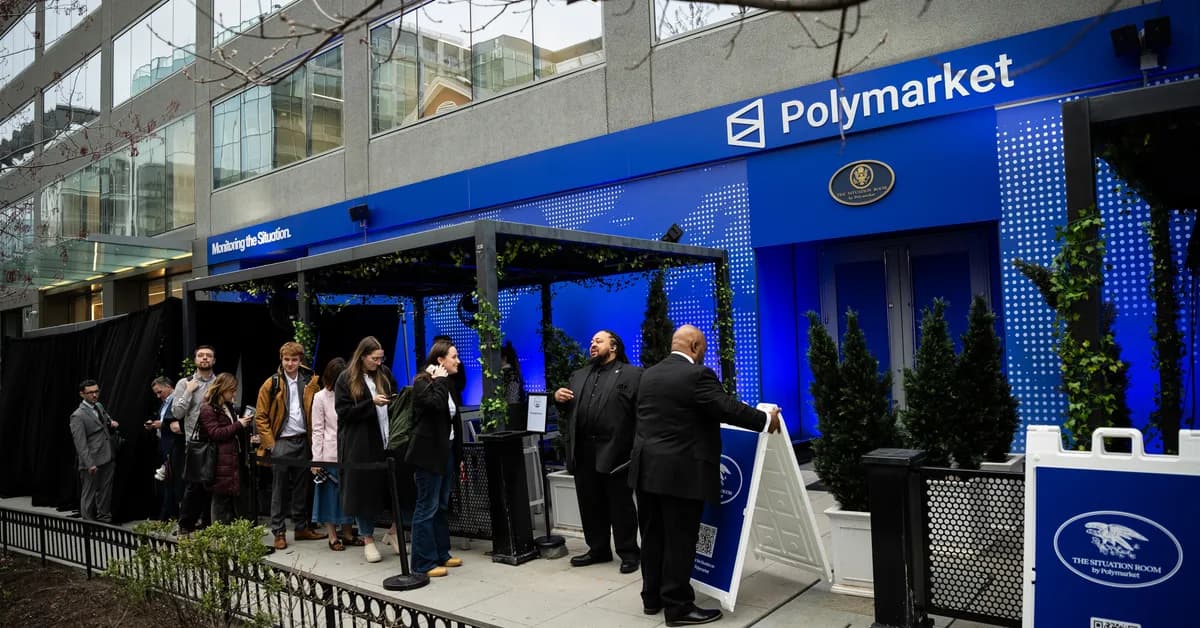 Can you monitor a situation without monitors? The Polymarket sports bar tried