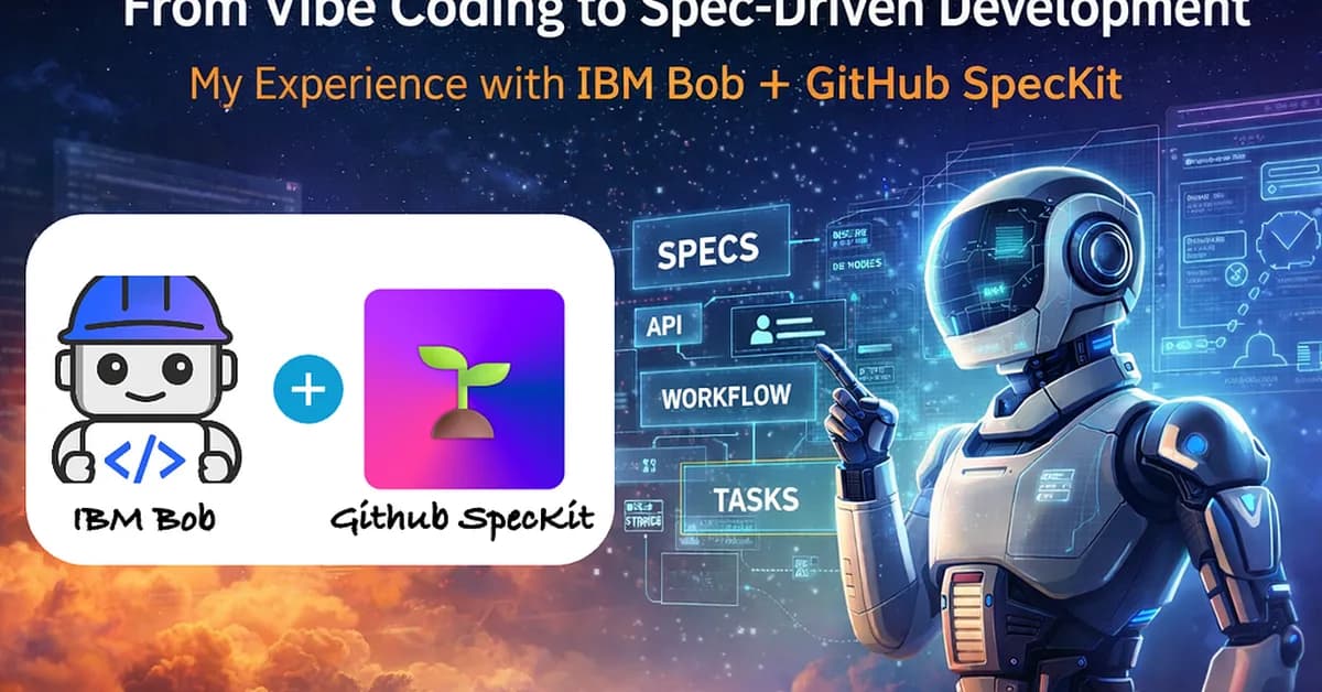 IBM Bob + GitHub SpecKit: A Powerful Combo for Spec-Driven Development