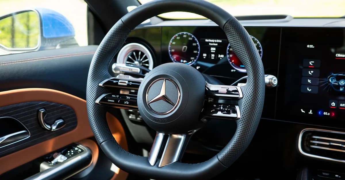 Mercedes Ditched Steering Wheel Music Controls for Voice Commands in New CLA
