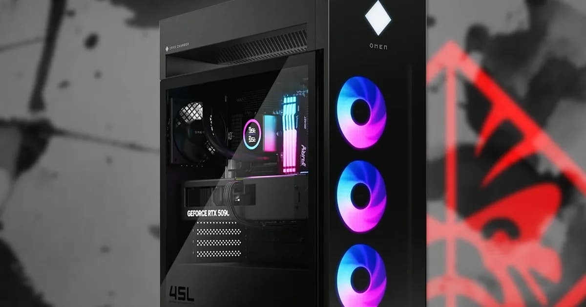The HP OMEN 45L RTX 5090 Gaming PC Is Less Expensive Than a GeForce 5090 GPU By Itself