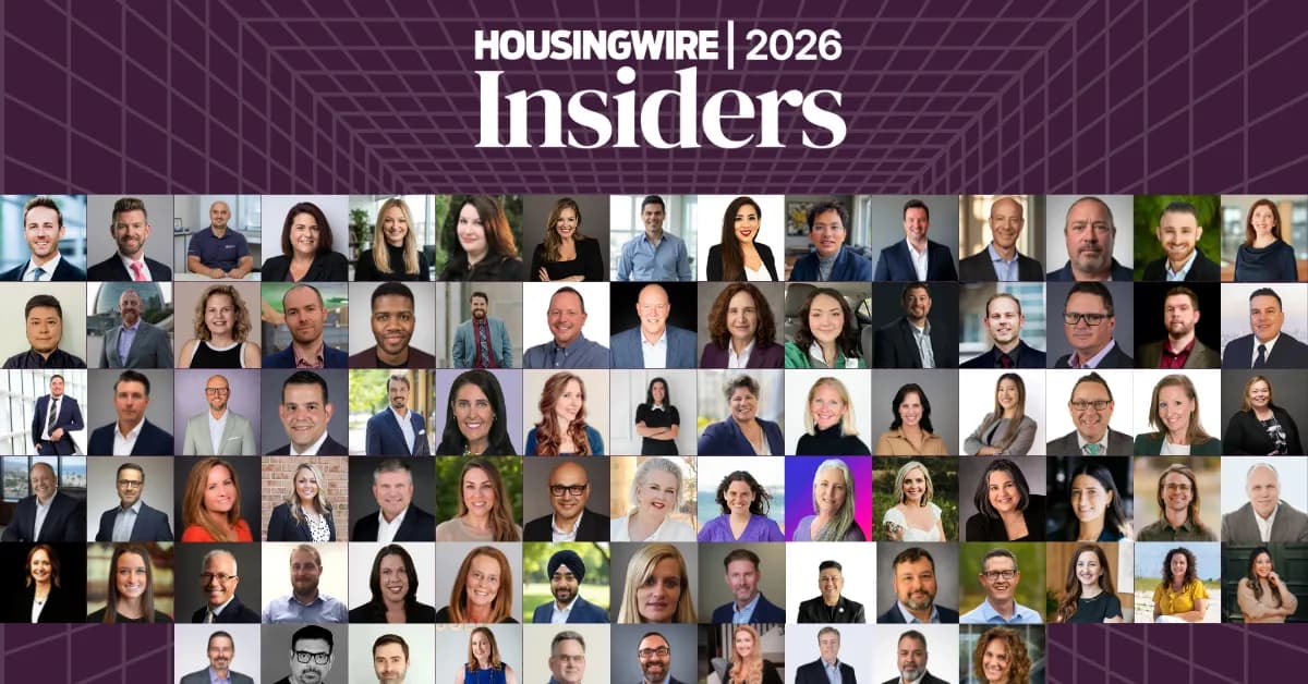 Introducing the 2026 HousingWire Insiders