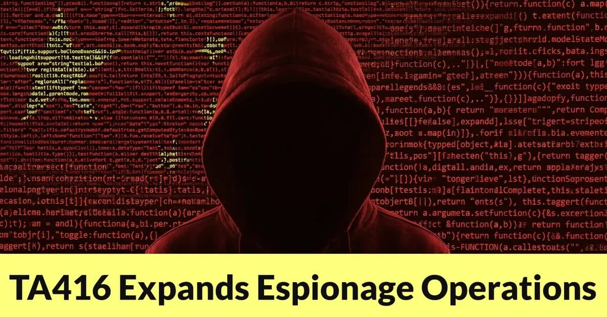 TA416 Expands Espionage Operations Across Europe With Web Bug Recon and Malware Delivery