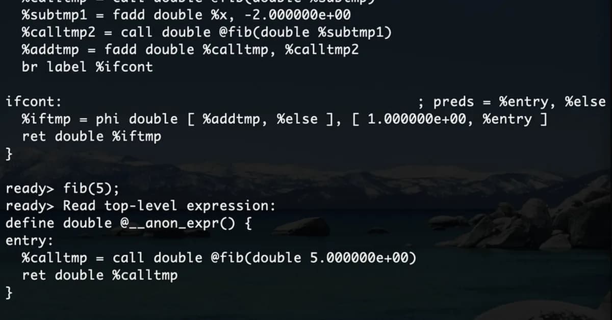 LLVM #3 - Control Flow