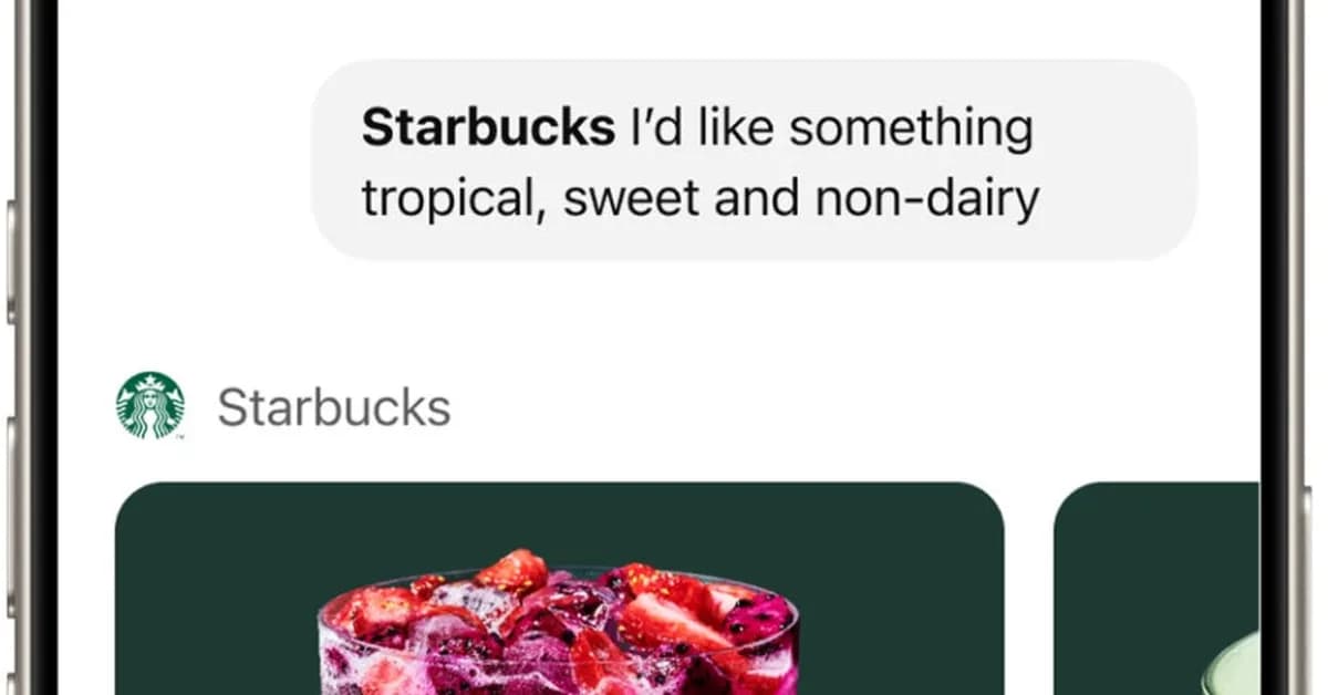 Starbucks is turning ChatGPT into your personal barista