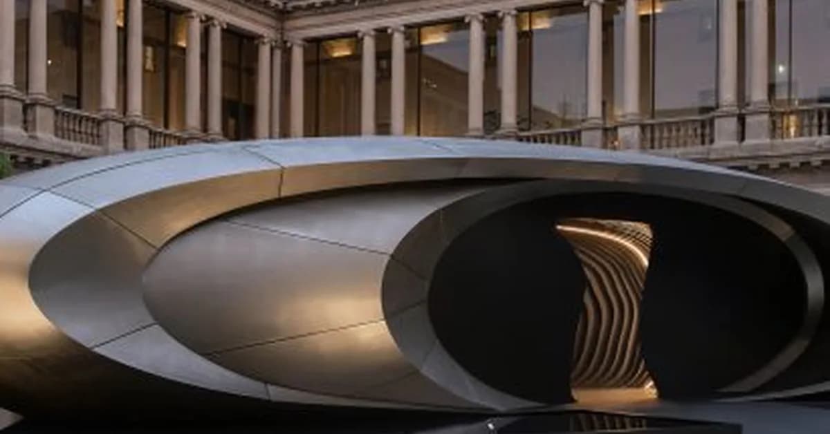 Audi unveils Zaha Hadid Architects pavilion at Milan design week