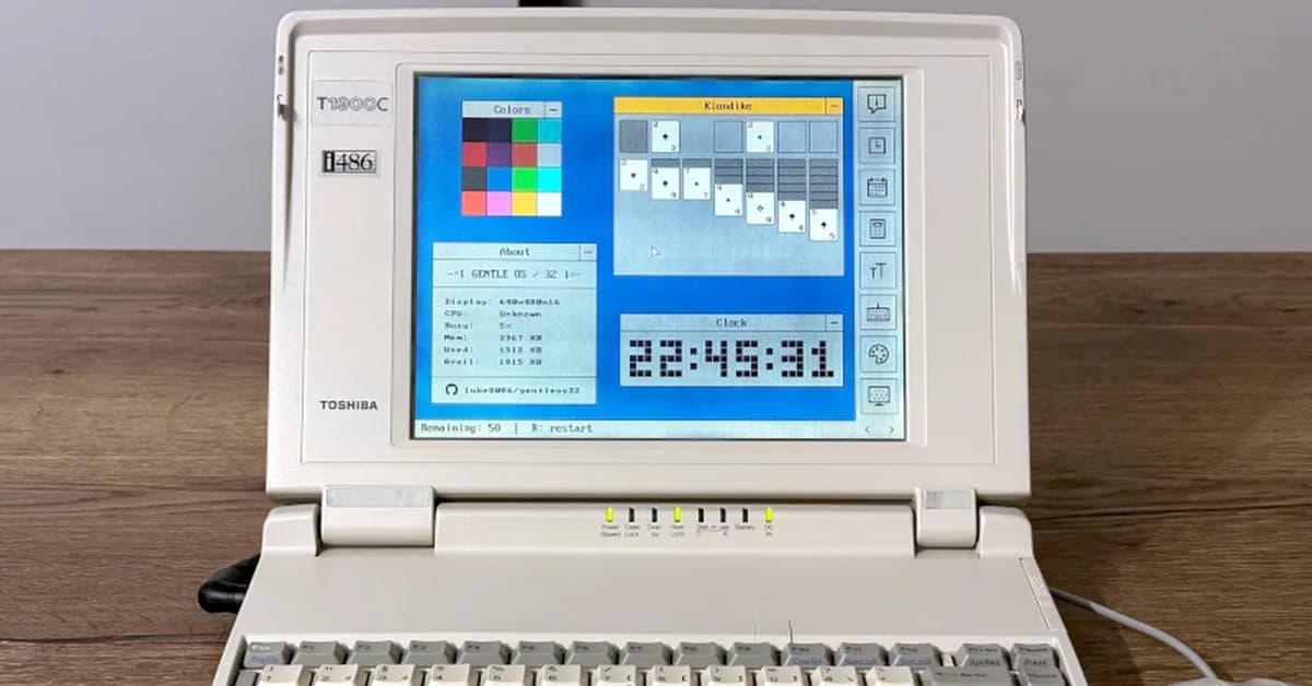 GentleOS, A Simple OS For Your Old PC