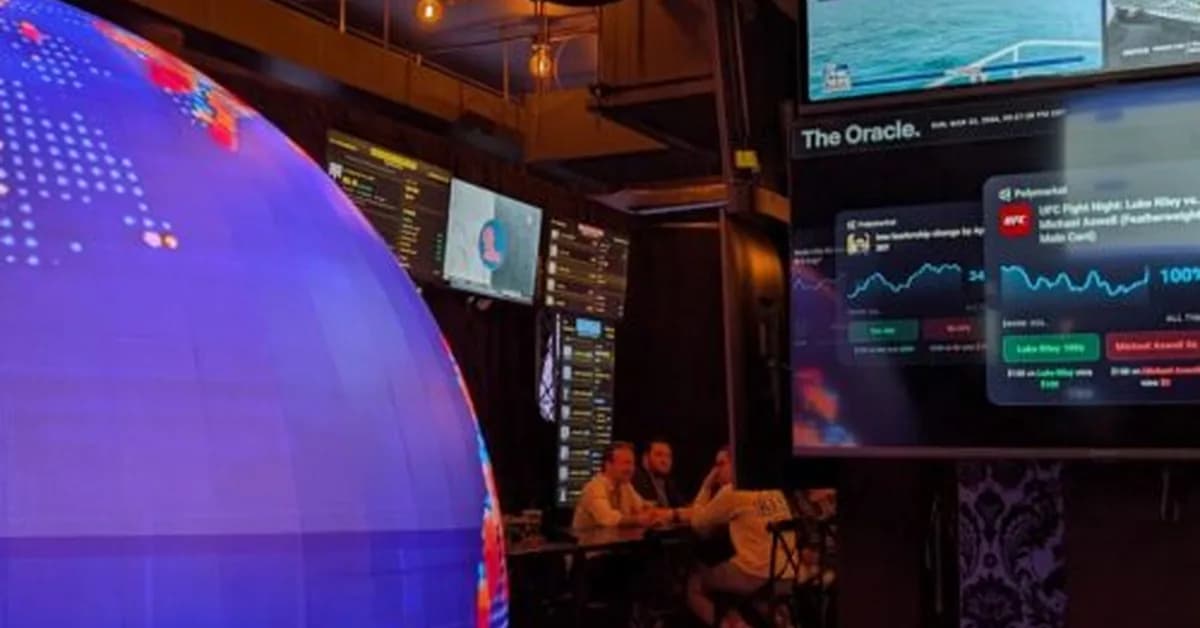 Pints meet prop bets: Polymarket's "Situation Room" pop-up bar in DC