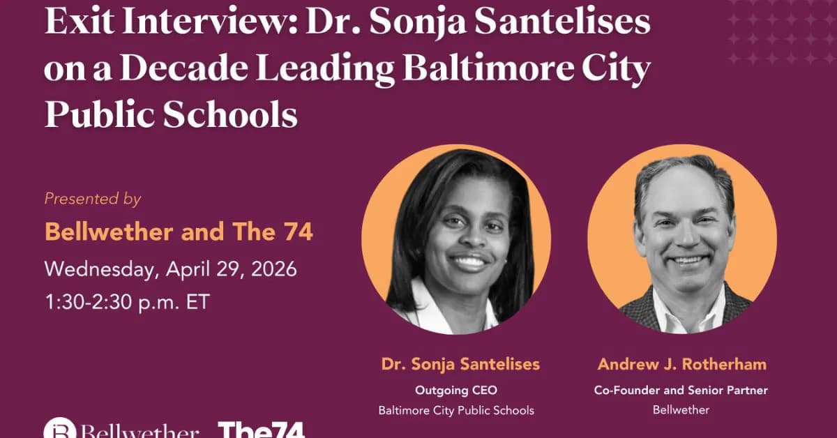 Watch: A Candid Exit Interview With Baltimore's Schools Chief Sonja Santelises