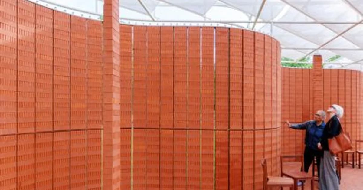 Lanza Atelier designs snaking brick Serpentine Pavilion in London