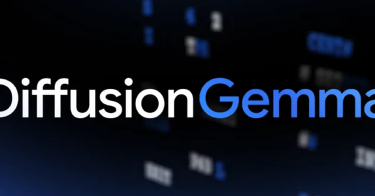 Google's latest DiffusionGemma open AI model comes with a 4x speed boost