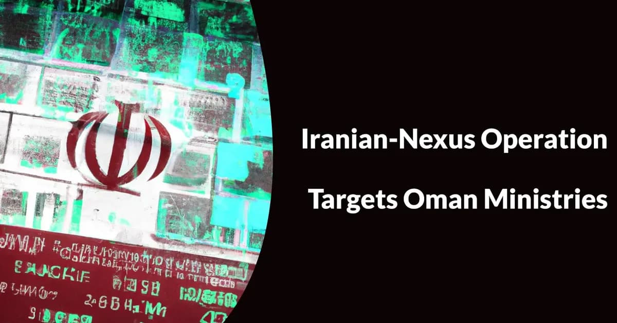 Iranian-Nexus Operation Targets Oman Ministries With Webshells, SQL Escalation, and Data Theft