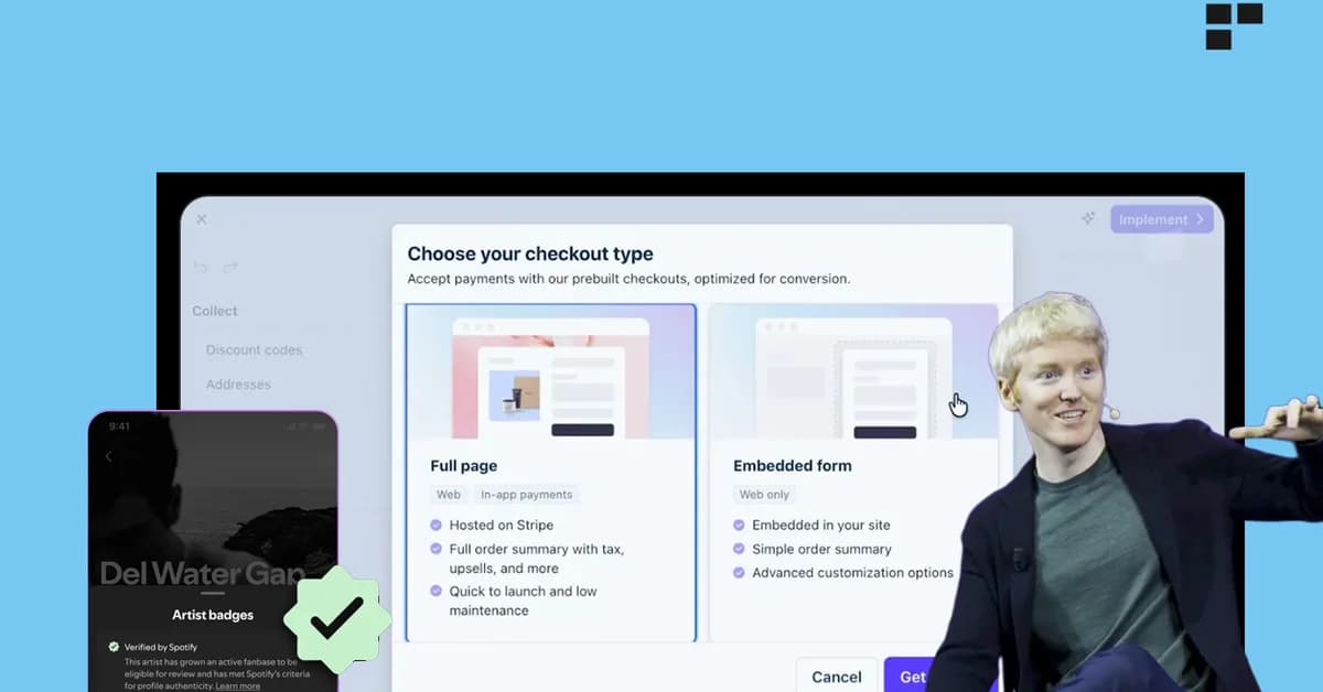 🔵 Stripe shows off its new product payment capabilities