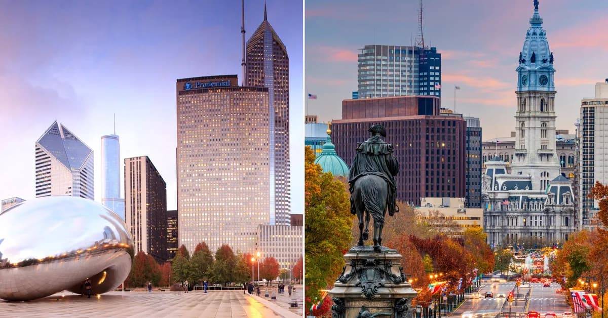 From Rittenhouse to the Gold Coast: Here's What Luxury Living Looks Like in Philadelphia vs. Chicago