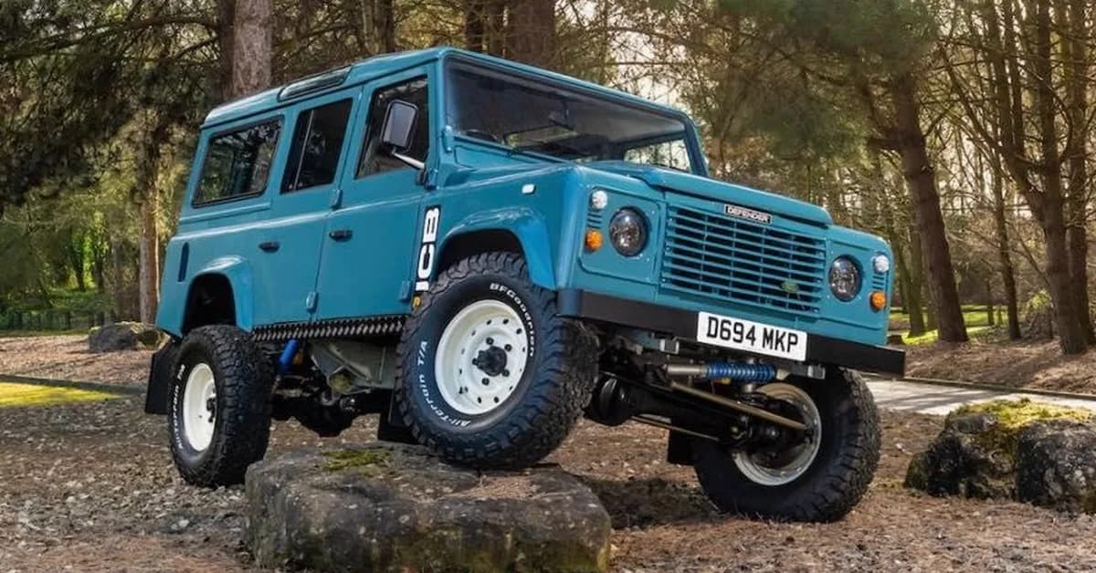 Spend Your Tax Return on a Backhoe-Engined Land Rover Defender