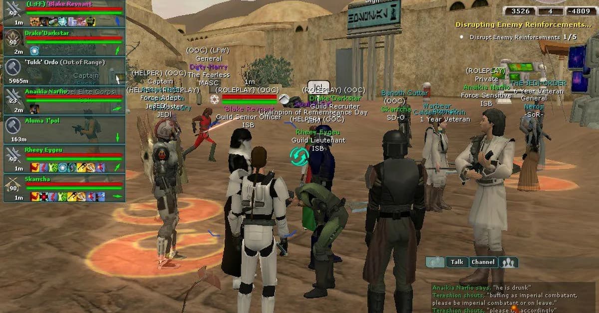 Star Wars Galaxies ruined MMOs for me