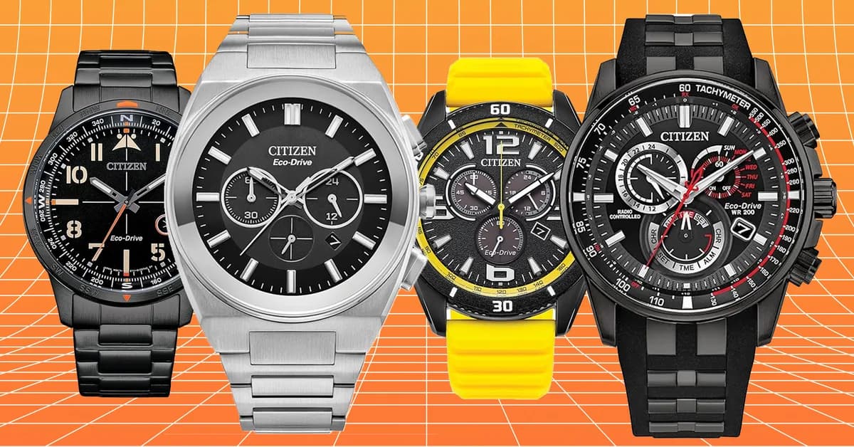 Half-Priced Chronos: Bulletproof Citizen Eco-Drive Watches Are Over 50% Off at Amazon