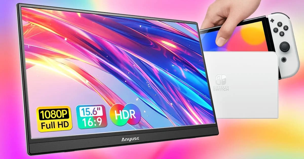 The Anyuse 16" 1080p Portable USB Monitor Drops to $44 During the Amazon Spring Sale