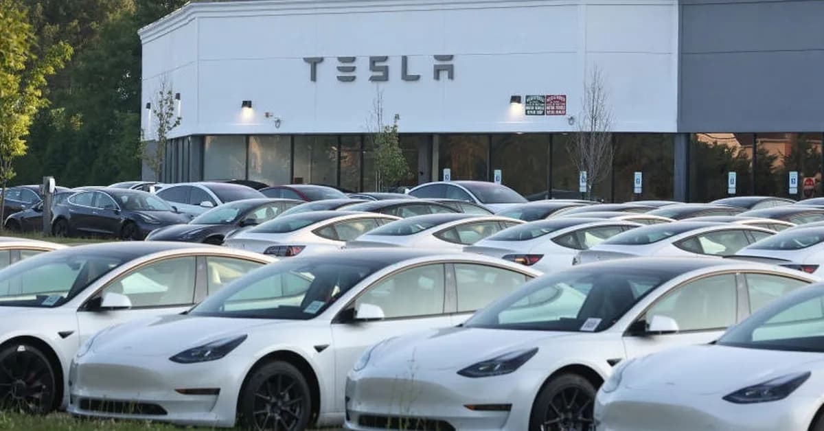 A record 50,000 unsold Teslas are sitting on the lot