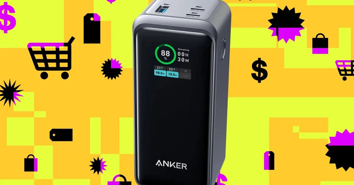Anker's Prime Power Bank can quickly charge three devices, and it's down to $80