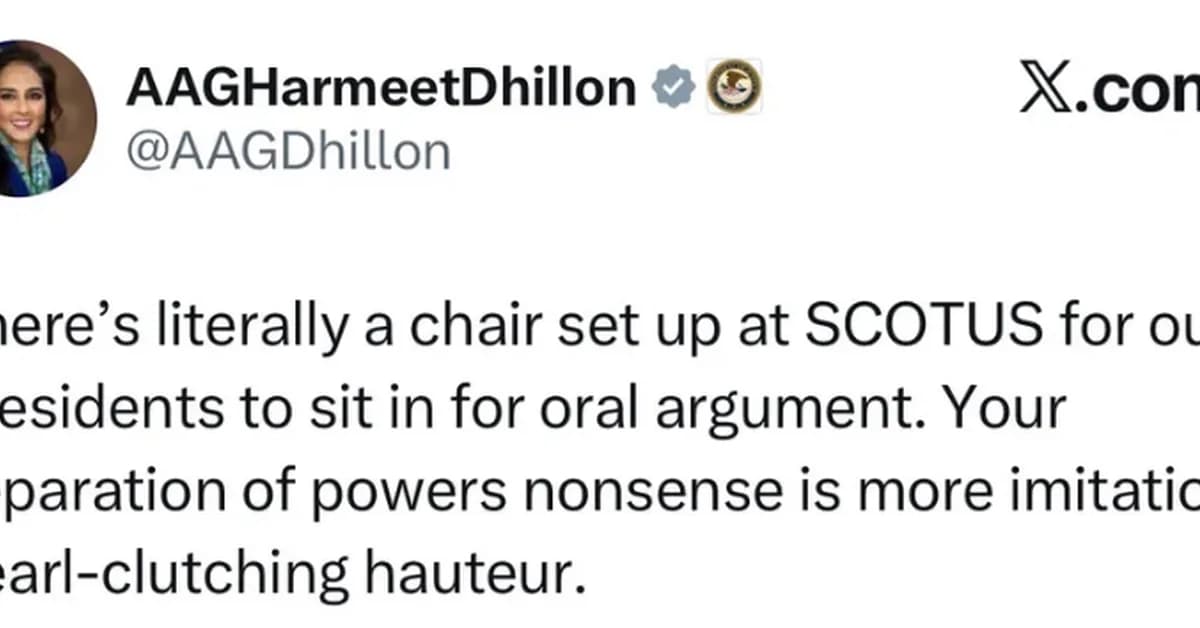 Donald Trump Went To Supreme Court To Watch Live As Birthright Citizenship Policy Got Thoroughly Smoked