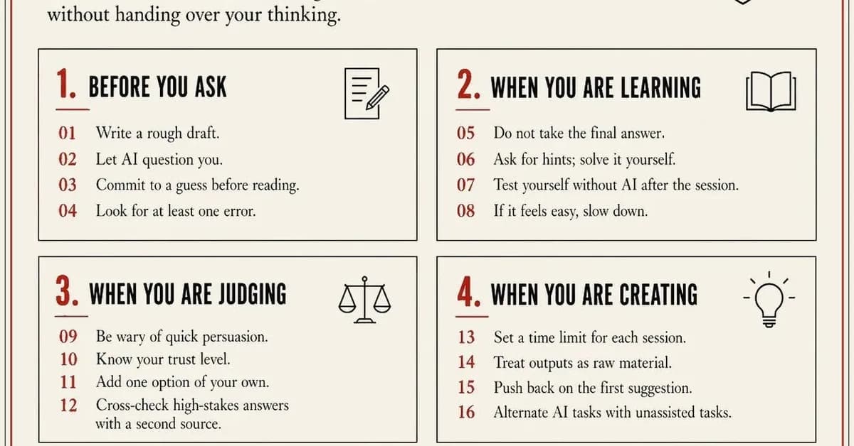 How to Protect Your Brain From AI in 5 Minutes
