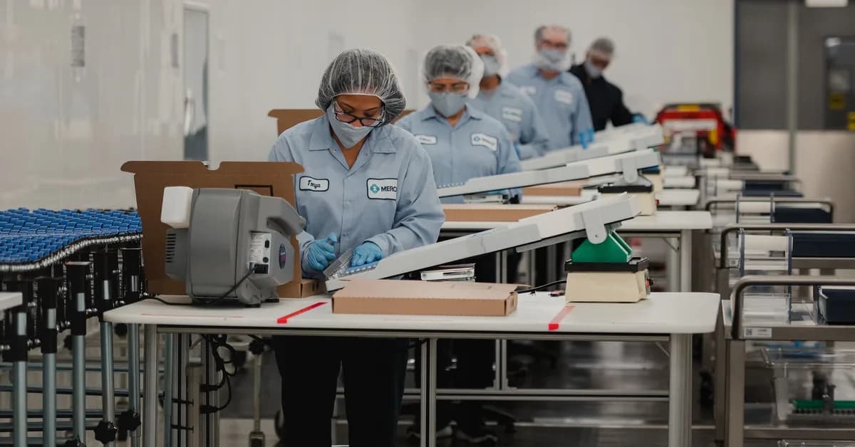 Merck reorganizes; Blackstone to fund trials for J&J drug