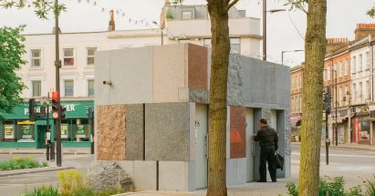Studio Weave creates stone toilet block in London to "express democracy"