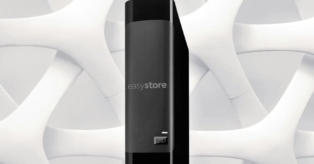 The WD EasyStore 16TB External Hard Drive Drops to $279.99 Shipped at B&H Photo