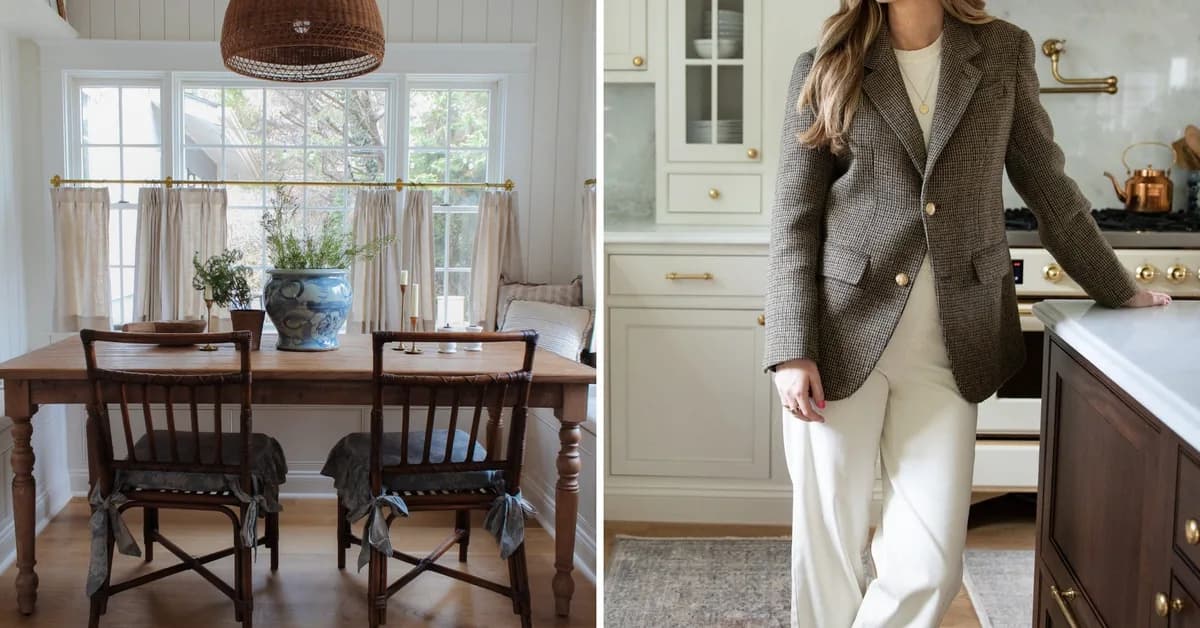 A woman turned her dated 2000s kitchen into a cozy, modern space for $150,000