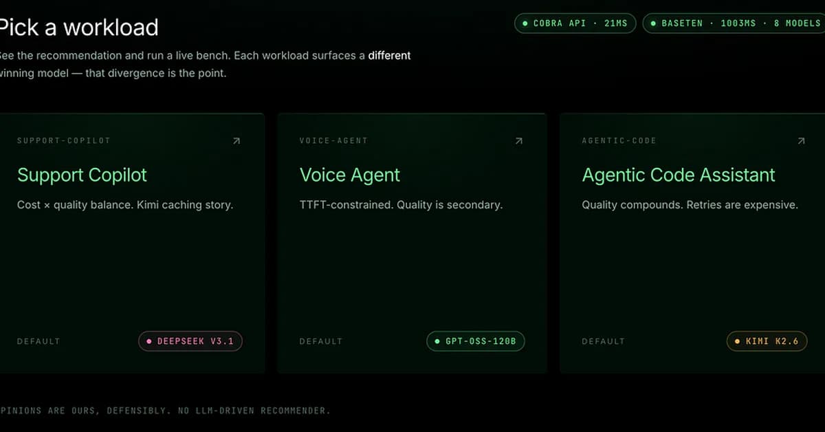 I Built a Small Inference-Architecture Tool to Figure Out How I'd Actually Answer The Question