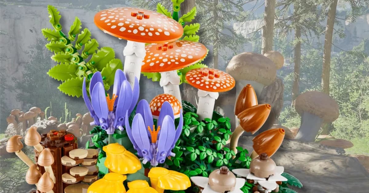 This LEGO Woodland Mushrooms Set Would Make the Perfect Fungi-Themed Decoration